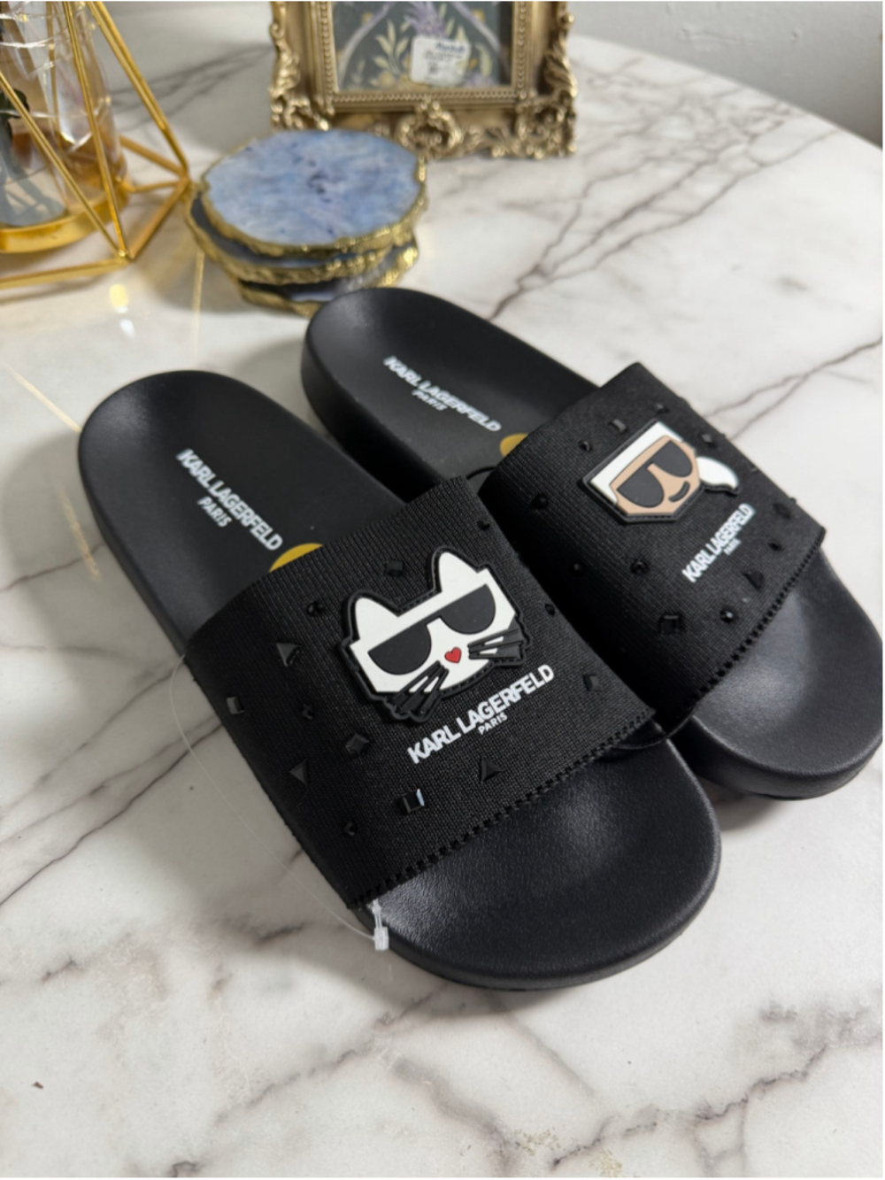 Women's Karl Lagerfeld Black Mules & Clogs Size 8
